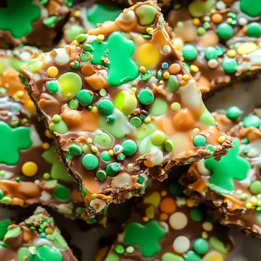 Leprechaun Candy Bark
