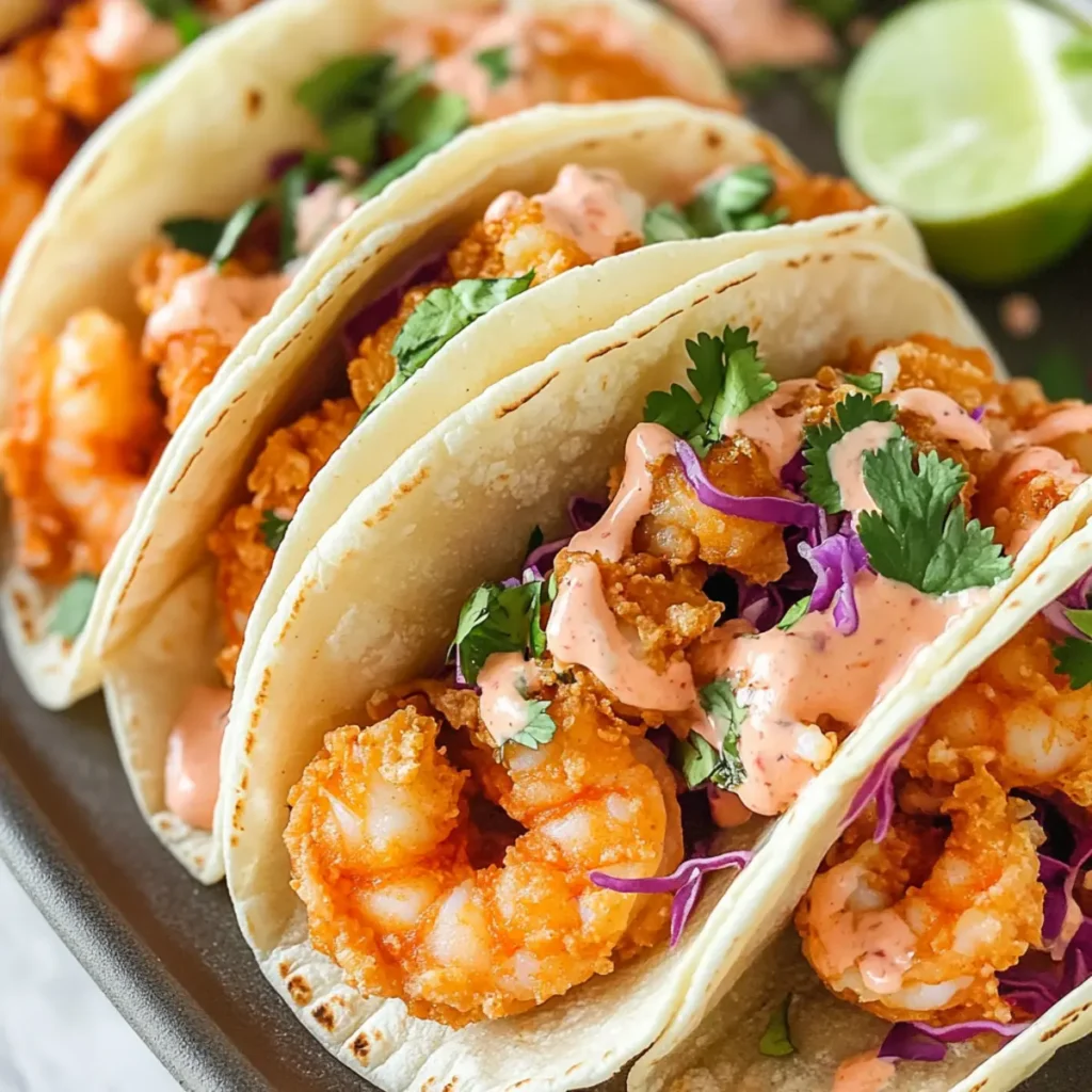 Bang Bang Shrimp Tacos