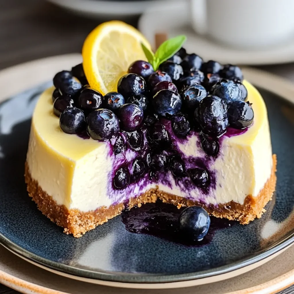 Lemon Blueberry Cheesecake